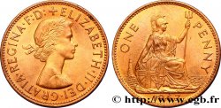 REINO UNIDO 1 Penny Elisabeth II/ Britannia 1967 