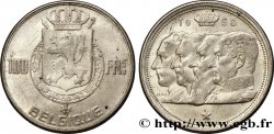 BELGIEN 100 Francs armes au lion / portraits des quatre rois de Belgique, légende française 1950 
