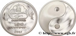 MONGOLIA 100 Tugrik BE Ying et Yang 2007  MS 