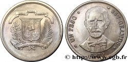 DOMINICAN REPUBLIC 1 Peso emblème / Juan Pablo Duarte 1979  MS 