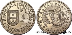 PORTUGAL 200 Escudos débarquement des Portugais au Japon en 1493 à Tanegashima 1993  AU 