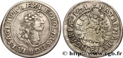 HUNGARY 6 Kreuzer Léopold Ier d’Autriche 1671 Kremnitz