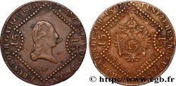 AUSTRIA 15 Kreuzer François Ier 1807 Kremnitz VF/AU 
