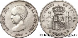 SPAIN 5 Pesetas 1888 Madrid