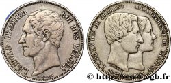 BELGIQUE 5 Francs mariage du Duc et de la Duchesse de Brabant 1853 