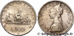 ITALY 500 Lire “caravelles” 1958 Rome AU 