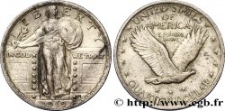 ÉTATS-UNIS D&nbsp;AMÉRIQUE 1/4 Dollar Liberté debout 1919 Philadelphie