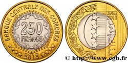 COMOROS 250 Francs 2013 
