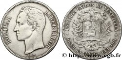 VENEZUELA 5 Bolivares Simon Bolivar 1936 Philadelphie q.BB 