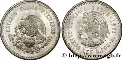 MEXICO 5 Pesos Aigle / buste de Cuauhtemoc 1947 Mexico MS 