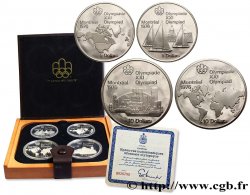 CANADA Coffret Proof 4 Monnaies Jeux Olympiques Montréal 1976 série I 1973 