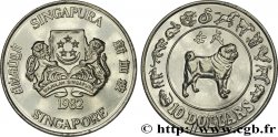 SINGAPORE 10 Dollars année du chien 1982 