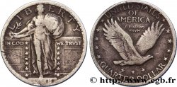 ÉTATS-UNIS D AMÉRIQUE 1/4 Dollar Liberty 1918 Philadelphie