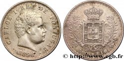 PORTUGAL 500 Réis Charles Ier 1896 