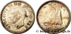 CANADA 10 cents Georges VI 1950 