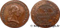AUTRICHE 3 Kreuzer François Ier 1812 Schmollnitz - S