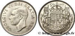 CANADA 50 Cents Georges VI 1952 