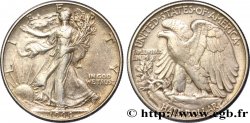 ÉTATS-UNIS D&nbsp;AMÉRIQUE 1/2 Dollar Walking Liberty 1944 Philadelphie