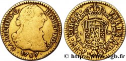 COLOMBIA 1 Escudo or Charles III d’Espagne 1787 Popayan