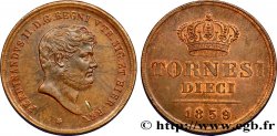 ITALIE - ROYAUME DES DEUX-SICILES 10 Tornesi Ferdinand II 1859  TTB+ 