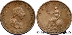 ROYAUME-UNI 1 Farthing Georges III 1799 Soho