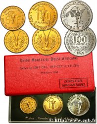 WEST AFRICAN STATES (BCEAO) Série de présentation 5, 10 et 100 Francs CFA 1968 Paris