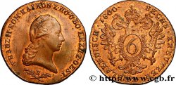 AUSTRIA 6 Kreuzer François II 1800 Schmollnitz