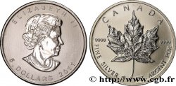 CANADA 5 Dollars (1 once) Proof feuille d’érable / Elisabeth II 2011 