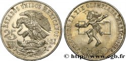 MEXICO 25 Pesos Jeux Olympiques de Mexico 1968 Mexico MS 