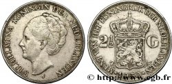 NETHERLANDS 2 1/2 Gulden Wilhelmina 1930  XF 