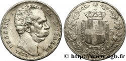ITALIE 5 Lire Humbert Ier 1879 Rome