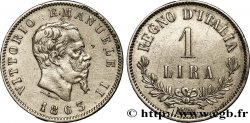ITALY 1 Lire Victor Emmanuel II 1863 Milan