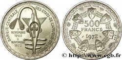 WEST AFRICAN STATES (BCEAO) 500 Francs BCEAO 1972 Paris MS 