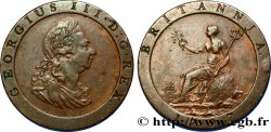 ROYAUME-UNI 1 Penny Georges III 1797 Soho TTB 