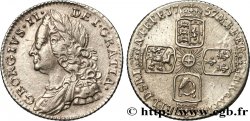 ROYAUME-UNI 6 Pence Georges II 1757  TTB 