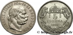 HONGRIE 5 Korona François-Joseph 1907 Kremnitz