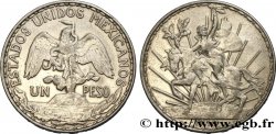 MÉXICO 1 Peso Liberté à cheval  1910 Mexico