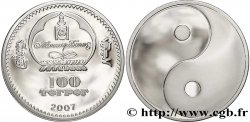 MONGOLIA 100 Tugrik BE Ying et Yang 2007  MS 