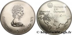 CANADA 10 Dollars JO Montréal 1976 carte du Monde 1973 