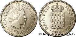 MONACO 10 Francs Charles III 1966 Paris