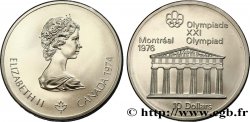 CANADá
 10 Dollars JO Montréal 1976 temple de Zeus 1974 