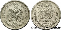 MEXIKO 50 Centavos 1907 Mexico