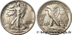 STATI UNITI D AMERICA 1/2 Dollar Walking Liberty 1943 Philadelphie