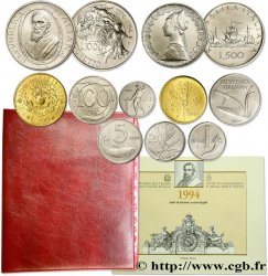 ITALIE Série de 11 Monnaies Tintoretto (Le Tintoret) 1994 Rome - R FDC 