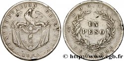 KOLUMBIEN 1 Peso Confédération Grenadine 1860 Bogota