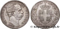 ITALIE 5 Lire Humbert Ier 1879 Rome