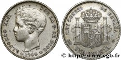 ESPAGNE 1 Peseta Alphonse XIII 3e type 1900 Madrid TTB 