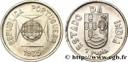 INDIA PORTOGHESE 1 Roupie République Portugaise 1935  SPL 