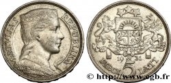 LETTONIA 5 Lati 1931  q.SPL 