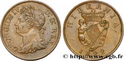 IRLANDE 1/2 Penny Georges IV 1822  SUP 